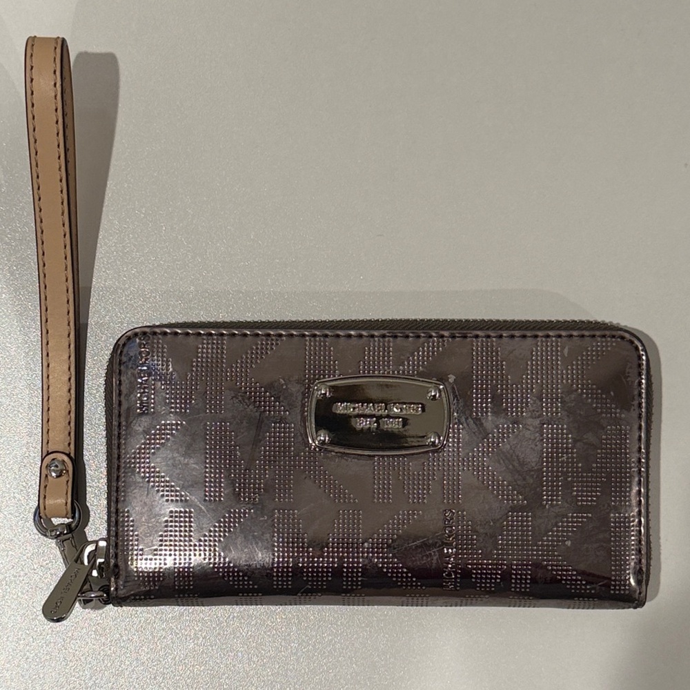Michael Kors Iridescent Checkered Wallet